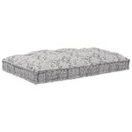 Coussin de palette vidaXL gris clair 120x80x12 cm en tissu