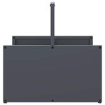 vidaXL Portant de bois chauffage anthracite 40x40x40 cm