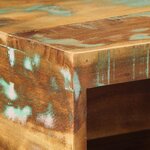 VidaXL Meuble TV mural 60x30x19 cm bois massif de récupération