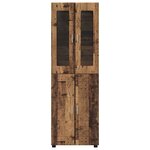 vidaXL Haut Armoire avec étagère FLORIN Bois ancien 60 x 35 x 182 cm
