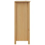 vidaXL Cabinet à vin HILL Marron miel 79.5 x 40 x 107.5 cm