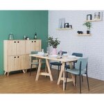 Meuble de rangement en pin 4 portes dinamic