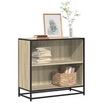 vidaXL Bibliothèque chêne sonoma 80 5x35x76 cm bois d'ingénierie
