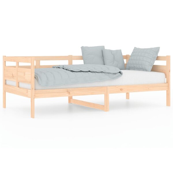 vidaXL Lit de jour sans matelas bois de pin massif 90x190 cm