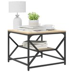vidaXL Table basse Chêne Sonoma 51 x 50 x 40 cm