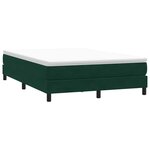 vidaXL Sommier à lattes de lit sans matelas 160x210 cm velours