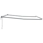 vidaXL Auvent Anthracite 4 × 3 5 m Métal
