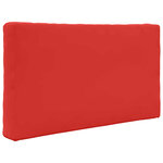 vidaXL Coussin de canapé d'extérieur 3 Pièces Rouge Polyester