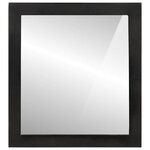 vidaXL Miroir de salle de bain 55x1x60cm verre et bois massif manguier