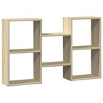 vidaXL Étagère murale chêne sonoma 96x18x60 cm bois d'ingénierie