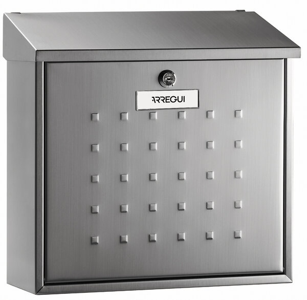 Boîte aux Lettres en Acier Inoxydable Premium Maxi E5617 Grande capacité Inox