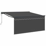 vidaXL Auvent Rétractable Anthracite 350 x 250 cm
