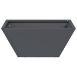 vidaXL Bol jardinière anthracite 35x35x15 cm en acier