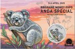 Pièce de monnaie en Argent 1 Dollar g 31.1 (1 oz) Millésime 2025 AUSTRALIAN KOALA