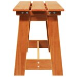 Banc d'extérieur vidaXL Acacia 119x35x47 cm Bois massif de pin