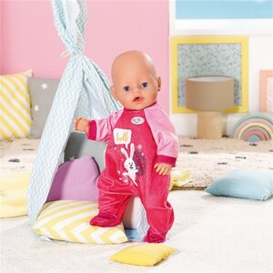 Zapf Creation 832646 - Baby born Grenouillère rose 43cm