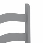 vidaXL Chaises à manger lot de 2 Corona gris bois massif de pin