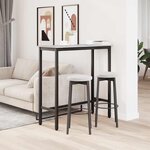 vidaXL table Gris Sonoma 100 x 40 x 100 5 cm