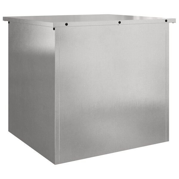 vidaXL Coffre de rangement extérieur - Argent - 55 x 50 5 x 50 cm - Inox