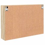 vidaXL Armoire Miroir Chêne Sonoma 80 x 17 x 55 cm Bois d'ingénierie