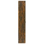 vidaXL Armoire de bureau Chêne fumé 60x32x190 cm Bois d'ingénierie