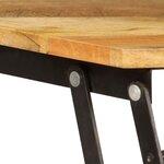 vidaXL Table basse Bois de manguier massif 110x55x35 cm