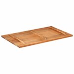 vidaXL Dessus de table bois massif d'acacia 25-27 mm 60x100 cm