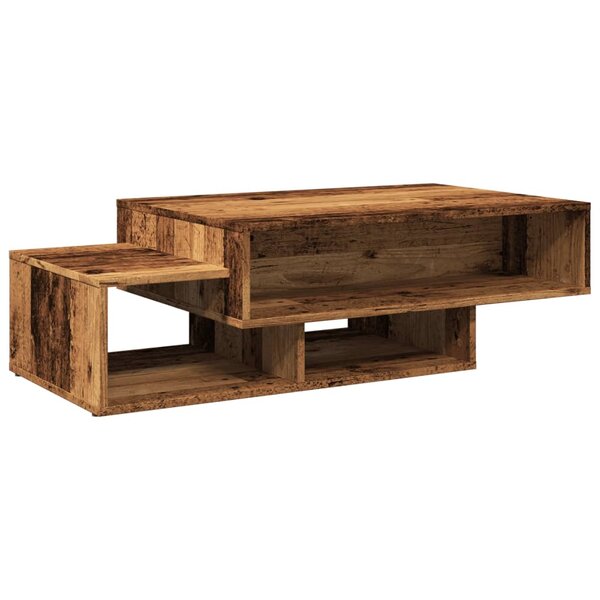 vidaXL Table basse vieux bois 105x55x32 cm bois d'ingénierie
