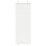 vidaXL Store plissé blanc 80x200 cm largeur du tissu 79 4 cm polyester