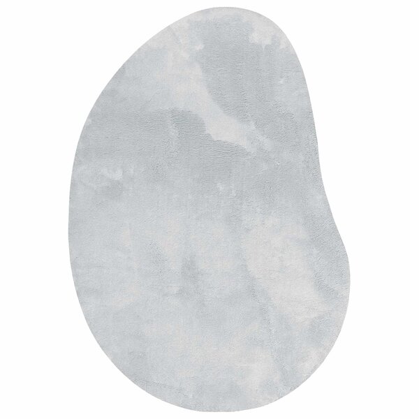 vidaXL Tapis de surface HUARTE Gris 140 x 200 cm Polyester