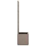 vidaXL Cache-pot de jardin Gris 36 x 36 x 140 cm Polypropylène