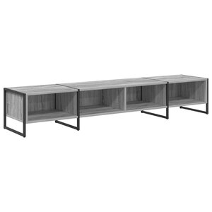 vidaXL Meuble TV Gris Sonoma 170 5 x 36 x 30 5 cm Bois d'ingénierie