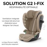 Siège auto Gold Solution G2 I-FIX 3-12 ans - Groupe 2/3 - 100-150 cm PLUS Almond Beige - beige