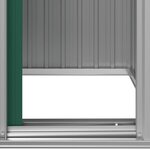 vidaXL Abri de jardin Vert 126x97 5x177 cm Acier galvanisé