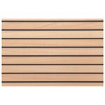 vidaXL Panneaux muraux 3D 5 Pièces marron 100x50 cm EPS
