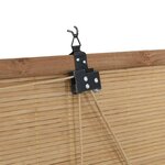 vidaXL Stores et Occultants Marron Clair 90 x 160 cm Bambou