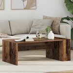 vidaXL Table basse Bois ancien 95 x 50 x 34 cm Bois d'ingénierie