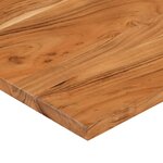 vidaXL Dessus de bureau 100x80x2 5 cm rectangulaire bois massif acacia