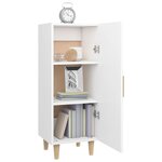 vidaXL Buffet Blanc 34 5x34x90 cm Bois d'ingénierie