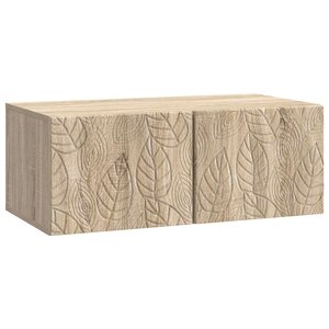 vidaXL Meuble TV mural 59 5 x 31 cm Chêne Sonoma Bois d'ingénierie