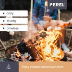 Perel Bol à feu 56x26 cm Noir