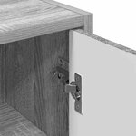 vidaXL Cabinet de salle de bain Sonoma gris 39 x 23.5 x 65 cm