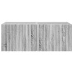 vidaXL Meuble TV mural 2 Pièces Gris Sonoma 60 x 31 x 29.5 cm