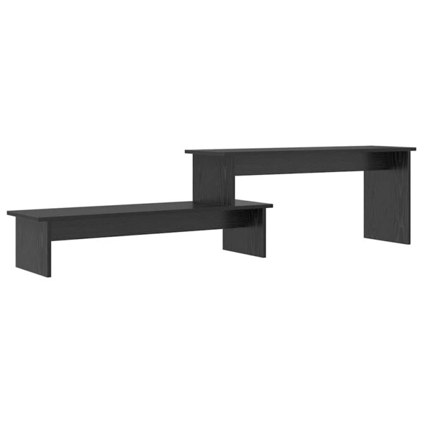 vidaXL Ensemble meuble TV Montage mural Chêne noir 180 5 x 30 x 43 cm