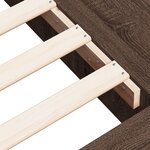 vidaXL Cadre de lit sans matelas chêne marron 100x200 cm