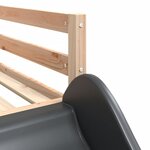 vidaXL Lit superposé avec toboggan et échelle sans matelas 80x200 cm