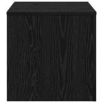 vidaXL Table Gigogne 3 Pièces Chêne noir Bois d'ingénierie