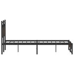 vidaXL Cadre de lit sans matelas chêne marron 120x200 cm