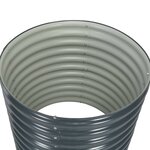 vidaXL Lit surélevé de jardin 80x80x81 cm Acier galvanisé Gris