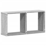 vidaXL Armoire murale 60x16x30 cm sonoma gris bois d'ingénierie